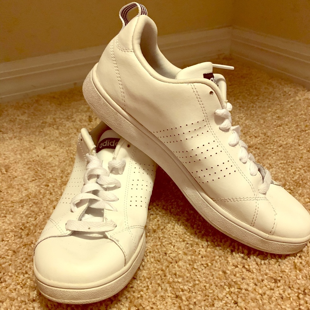 All white adidas